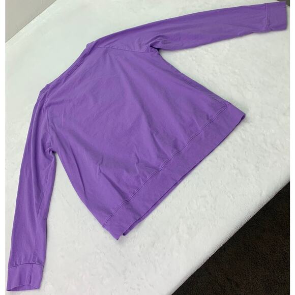 Misslook Womens Large Purple Long Sleeve Daisy Graphic Tee TShirt - Picture 3 of 9